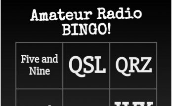 Bingo Card for Amateur Radio Event